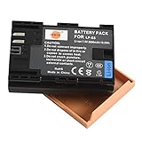DSTE LP-E6 LPE6 Batteria compatibile con Canon EOS 5D Mark II, EOS 5D Mark III, 7D Mark II, 7D Mark III, EOS 5DS, EOS 6D, EOS 7D, EOS 60D, EOS 60Da, EOS 70D