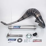 Marmitta GIANNELLI per Husqvarna 125 WRE 2000-2006 54607HF / 54608HF Nuovo di zecca