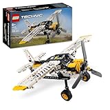 LEGO Technic Aereo Bush, Aeroplano Giocattolo da Costruire, Giochi per Bambini e Bambine da 8 Anni, Modellino di Veicolo con Elica Rotante, Ali Regolabili, Motore a Pistoni a 4 Cilindri 42198