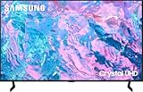 Samsung TV UE55CU7090UXZT Crystal UHD 4K, Smart TV 55", Crystal Processor 4K, Slim Look, Q-Symphony e OTS Lite, DVBT-2, Integrato con Bixby, compatibile con Alexa e Google Assistant, Black [2024]