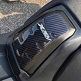 labelbike - Adesivo 3D Moto Scooter Sportello Serbatoio Xadv Decorazione e Protezione in Resina con Licenza Ufficiale compatibile con 750 HONDA X-ADV 2017-2020 - Colore Simil Carbonio
