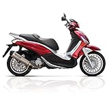 Marmitta YASUNI Maxi Scooter 4T titanio Look PIAGGIO BEVERLY 350 m693