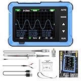 DEWIN Oscilloscopio,DSO510 2 in 1 Oscilloscopio Portatile/Generatore di Segnali Oscilloscopio Digitale da 2,8 Pollici TFT Larghezza di Banda di 10 MHz,Frequenza di Campionamento di 48