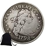 Jearls 1798 Dea Testa di Nichel Vecchia Moneta USA Commemorativa Monete del Mondo Monete Americane Divertente Morgan Dollari Aquila Moneta + Borsa KaiKBax Regalo Preferito
