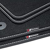 tuning-art BEP225 Tappetini per Renault Mégane 4 RFB 2016-, Cucitura:Argento