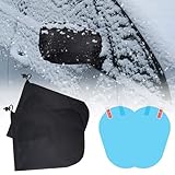 Copertura per Specchietto Retrovisore Laterale, Copri Specchietto, Copertura per Specchietto Retrovisore per Neve e Ghiaccio, Protezione Per Specchietto Retrovisore, Per Auto, Camion, Furgoni, SUV