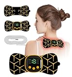 COODAY Elettrostimolatore Antidolorifico Wireless. Dispositivo TENS portatile Senza Fili, Elettrostimolatore Muscolare (EMS, TENS, Massaggio), Ricaricabile per il Trattamento del Dolore