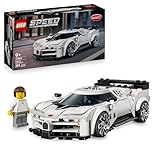 LEGO Speed Champions Hyper Sports Car Bugatti Centodieci - Modellino di Auto con Minifigure del Pilota - Macchina Giocattolo per Bambini da 9 Anni - Regalo di Compleanno - 77240