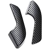 VHEUHZ Maniglia interna della porta Decorazione guscio protettivo copertura Trim compatibile con Alfa Romeo Giulietta Adesivi per interni auto (Colore fibra di carbonio)