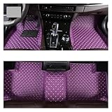 Lancia Tappetini Moquette Tappetini Auto Per Citroen Per C5 2a E 3a Serie 2008-2016, Accessori Per Auto Tappetino Lato Guida(Purple)
