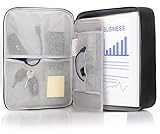 DOCOMODO Cartellina Portadocumenti A4 con Tasche – Organizer Portatile Impermeabile per Documenti, Scuola e Ufficio – Design Elegante e Compatto – Brand Italiano