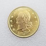 Artigianato Antico 1872 Stati Uniti Moneta Oro #3207
