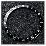 YANGQI yaoqijie 38mm 36mm Nero Verde Blu Blu Alluminio Vintage ghiera di Alluminio Compatibile con Submariner GMT GMT GMT Voto Retro Orologi Accessorio sostitutivo Lasting (Color : 18 36mm)