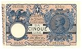 Cartamoneta.com 5 Lire Biglietto di Stato Vittorio Emanuele III Floreale 05/11/1914 SPL+ 20424/V