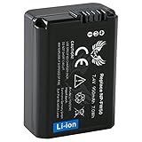 SK - Batteria Sony NP-FW50, 950 mAh, per Sony Alpha 7 7II 7R 7S NEX-3 NEX-3N NEX-5 NEX-5N NEX-5T NEX-6 NEX-7 NEX-F3 NEX-C3 SLT A55V A33 A35 A37 ecc.