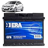 Batteria 60Ah EFB per Kia Rio III 1.1 1.4 CRDI gasolio 2011-2017