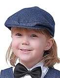 mintgreen Bambino Ragazzo Gentiluomo Cappello Piatto, Blu Reale, 6-12 Mesi