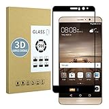 E-Hamii Screen Protector Compatibile con Huawei Mate 9[Nero],[Alta Definizione][Anti Graffio],Vetro Temperato 3D,[Sensitive Response][Installazione Senza Bolle]
