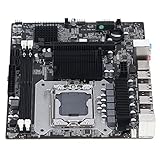 Scheda Madre X58 2 DDR3 LGA 1366 Pin Scheda Madre da Gioco Supporto ECC Memoria USB 2.0 Porta Scheda Madre PCB per, Accessori Professionali