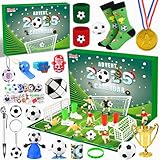 iZoeL Calendario Avvento Calcio Calendario Avvento 2025 Giocattolo per Bambini Idee Regalo Natale 2025 per 3 4 5 6 7 8 Anni Bambini Ado, Regali di Natale per Figlio Figlia Nipote Fratelli Sorelle