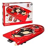 BRIO - Flipper Challenge Space Safari, Flipper Tema Universo da Tavolo, 5 Pezzi, Età 6+ Anni