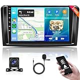 2G+64G Android Autoradio per Mercedes Benz ML GL W164 ML350 ML500 GL320 X164 ML280 9 Pollici Autoradio con Carplay Android Auto GPS Navi WiFi Bluetooth FM RDS Mirror Link Telecamera Posteriore