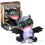 WOW! STUFF How To Train Your Dragon Toothless Puppetronic by RealFX - Looks-Feels-Sounds Real, 50+ Action & Sounds, 10" High Plush, Kids Ages 6+