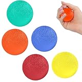 5 Pezzi Palline Antistress per Terapia Manuale, Palla Antistress Mano Massaggio Palline Palla Palline Gomma Riabilitazione per Esercitare Le Dita Riabilitazione, Fisioterapia e Alleviare Lo Stress