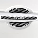 YANGFEIYA 8 Pezzi Protezione Maniglie Auto per Peugeot 208 II 2019-2023 2023-, Anticollisione Pellicola Protettiva per Maniglia della Portiera dell'Auto,B