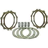 one by Camamoto frizione completa compatibile con (Cod 77287410 kit frizione rinforzata in kevlar completa di dischi e molle compatibile con motori minarelli am6 yamaha/malaguti/beta/mbk), silver