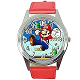 TAPORT® - Mario Orologio al quarzo con cinturino in pelle rossa