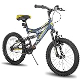 JOYSTAR 20 pollici bici per bambini e bambine dai 7 ai 13 anni, bici per bambini con telaio in acciaio e cavalletto, blu