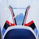 labelbike - Adesivo 3D Paraserbatoio Moto Decorazione e Protezione con Licenza Ufficiale Honda in Resina compatibile con Honda Transalp 2023