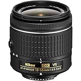 Nikon af-p DX Nikkor 18-55 mm f/3.5 – 5.6 G VR per 2013 e più recenti modelli Nikon (Ricondizionato)
