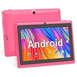 Haehne 7 Pollici Tablet PC, Android 5.0 Quad Core, 1 GB RAM 8GB ROM, Doppia Fotocamera, Touchscreen Capacitivo, WiFi, Bluetooth, Rosa