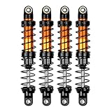 INJORA RC Ammortizzatori 4pcs RC Shock Absorber RC Damper Set per 1/10 RC Crawler Car Axial SCX10 90046 AXI03007 TRX4 TRX6 (100mm)