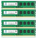 RAM DDR3 da 32 GB: 32 GB (4 x 8 GB) PC3-12800U DDR3-1600 UDIMM 2Rx8 DIMM RAM DDR3 8 GB 1600 MHz SDRAM 240 pin 1,5 V CL11 Non-ECC Desktop PC Memory Kit