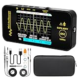 BSIDE OT3 Oscilloscopio Digitale Tascabile Mini 10MHz Larghezza di Banda 48MSa/s Oscilloscopio Portatile Ricaricabile Ultra Sottile con LCD a Colori 3.2 Pollici per Automotive Audio Elettronico