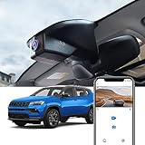 Fitcamx Dashcam 4K per Jeep Compass 2nd Gen 2018 2019 2020 2021 2022 2023 2024 2025(HD2-1518), OEM 2160P video camera auto WiFi, G-sensor, registrazione in loop, WDR dash-cam auto, Plug&Play, 64GB