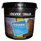 BricoQui PITTURA BIANCA PER ESTERNI E INTERNI AL QUARZO MURALE IDROPITTURA ACRILICA ALTA COPERTURA OTTIMA RESA (4 LT)