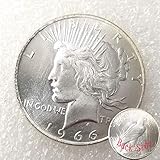 Moneta FKaiYin 1966 Antica Liberty One Dollar Replica Moneta - Old Great American Coin - US intagliato a mano Old Coin - Commemorativa divertente Hobo Nickel Coin Future Experience