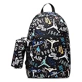 JORDAN Set Zaino e Astuccio Air Multicolor, School backpack, 9B0503-F69