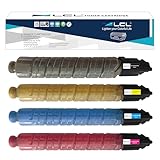 LCL Cartucce di Toner Compatibile MP C305 MP C305SP MP C305SPF 841618 841595 851596 851597 Sostituzione per Ricoh Aficio MP C305 C305SP C305SPF(Nero Ciano Magenta Giallo，4-Pack)