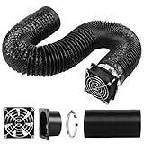 UniTak3D Kit Scarico Fumi con Ventilazione Efficient 4500RPM Fan and Pipe,Scarico Fumi & Odori,Fan Fume Extraction Kit Compatible with Bambu Lab A1/A1 Mini Involucro and Laser Engraver Enclosure