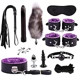 Kit di rilegatura 12 pezzi, feticismo principiante SM set in pelle