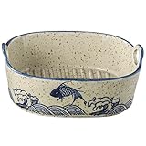 Pirofila piccola in ceramica, con manici in ceramica, per lasagne, tiramisù