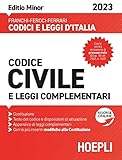 Codice civile e leggi complementari 2023. Ediz. minor