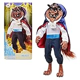 Disney Store Bambola Ufficiale Classica per Bambini La Bestia, La Bella e la Bestia, 32 cm, Completamente posizionabile con Coda soffice, Testa scolpita e criniera - per Bimbi dai 3 Anni in su