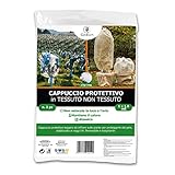 GebEarth® | Tessuto Non Tessuto per Piante, Copri Piante Inverno, Cappuccio TNT Antigelo 17 gr/m² 【1 x 1,6 m - 3 Cappucci】