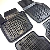 MTM Tappetini Gomma per Ford Courier Tourneo 2024- Design a Vaschetta, su Misura con Bordi Rialzati cod. 3D 13086